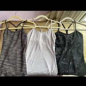 Lululemon workout tanks (set of 3)